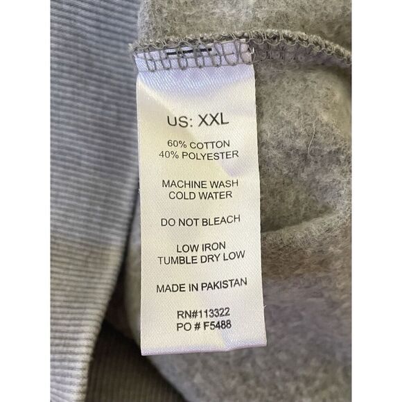 Basix of America Hoodie Tennessee Shine Co Gray Pullover Sweatshirt XXL New - Picture 5 of 7